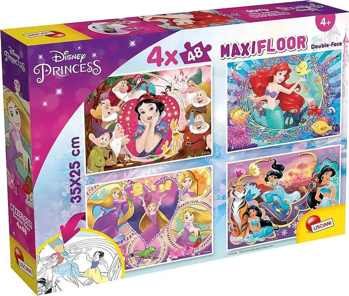 Image du produit Lisciani Double page à colorier Disney Princess (48 pièces)