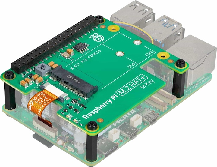 Raspberry Pi Official M.2 HAT+ for 5