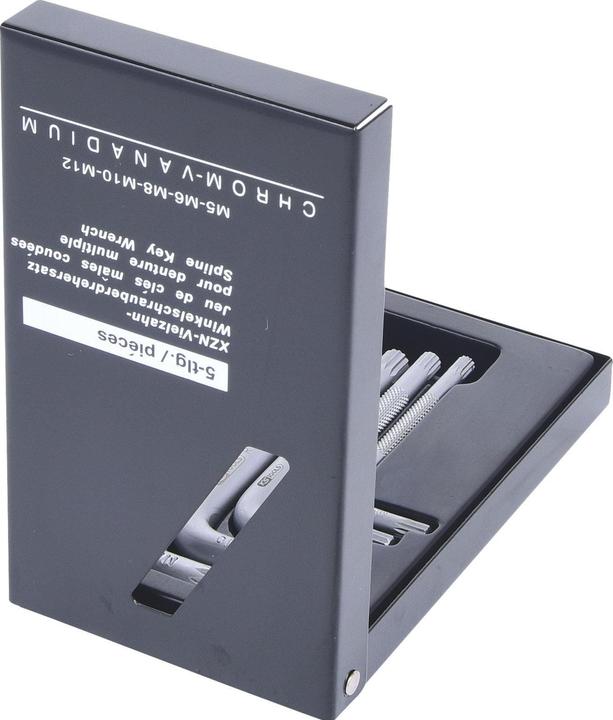 Actual product image KS Tools Multi-tooth square spanner set. short. 5 pcs. 1
