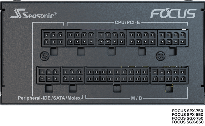 Actual product image Seasonic Focus SGX (650 W)