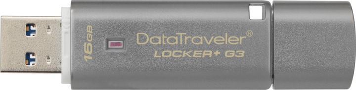 Produktbild Kingston DataTraveler Locker+ G3 (16 GB, USB 3.0, USB-A)