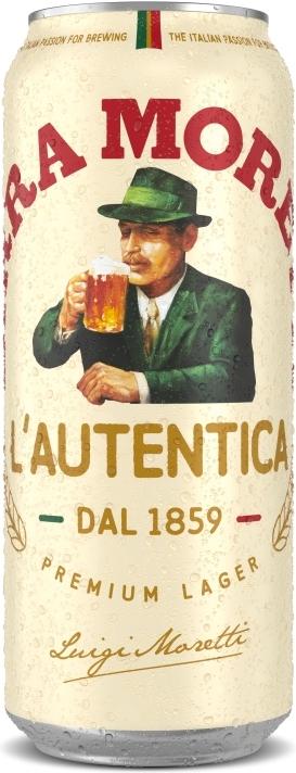 Actual product image Birra Moretti L'Autentica (6 x 50 cl)