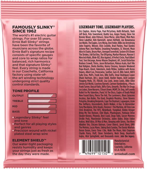 Produktbild Ernie Ball Saitensatz, Slinky Nickel, Zippy 07-36 (6 x, E-Gitarre, 0.04")