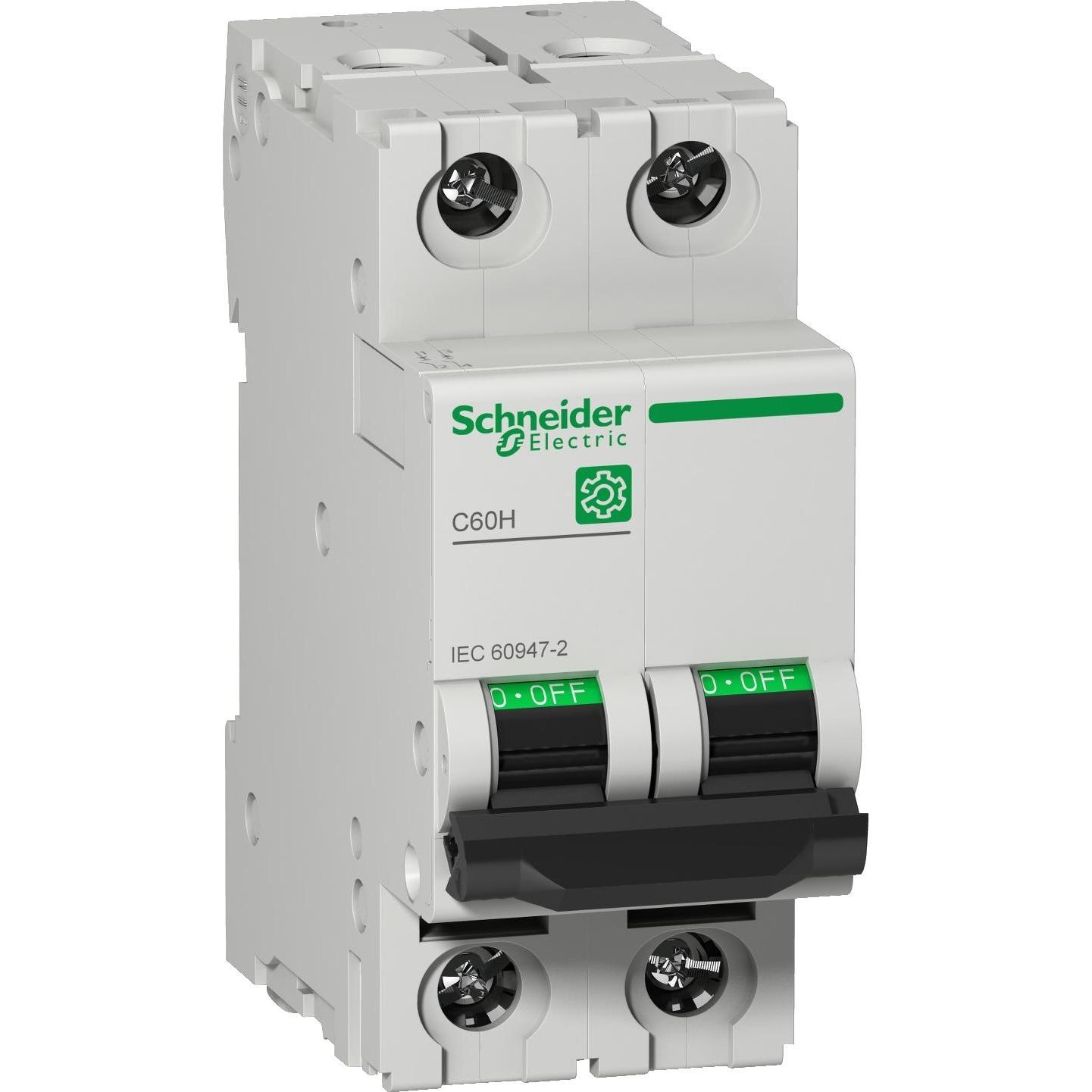 Schneider Electric, Schutzschalter, M9F14220 M9 C60H 2P 20A C IEC60947-2 LS-Schalter