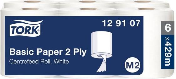 Tork Basic Paper Centre Roll White 6x150 (1 x)