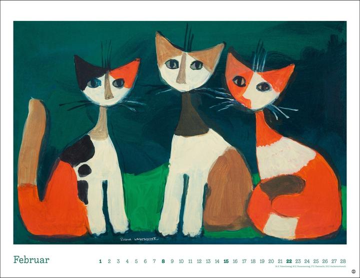 Produktbild Rosina Wachtmeister Posterkalender 2026 (44 x 34 cm)