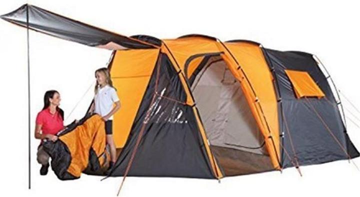 campingliege mit zelt Campingliege, klappbar, bis 150 kg, inkl. Kopfkissen und Tragetasche –  CampFeuer main image 0