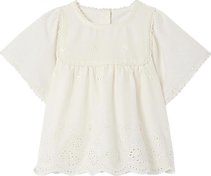 Produktbild Vertbaudet Baby Bluse mit Lochstickereien (68)