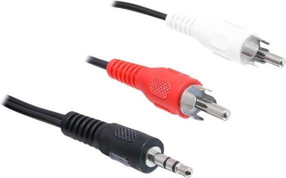 Produktbild Goobay 3.5 mm stereo Stecker > 2 x Cinch-Stecker (1.50 m, Cinch, 3.5mm Klinke (AUX))