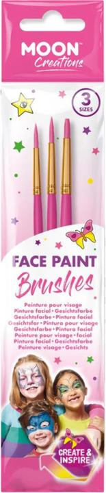 Produktbild Moon Creations Gesichtsmalpinsel 3erPack