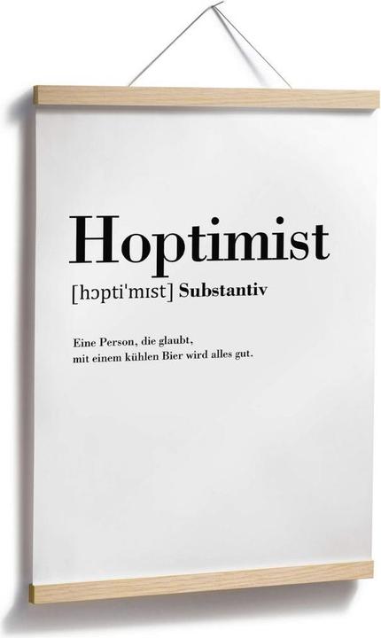 Image du produit Trenddeko Grammaire - Hoptimist (24 x 30 cm)