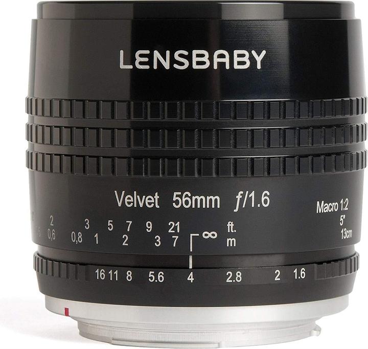 Lensbaby Velvet 56 mm 1.6 Fuji X-Mount (Fujinon XF, APS-C / DX)