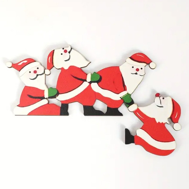 Produktbild Cbx Weihnachtsdeko purzelnde Weihnachtsmänner für Türrahmen