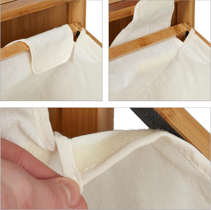 Image du produit Relaxdays Meuble panier-à-linge (32.50 l)
