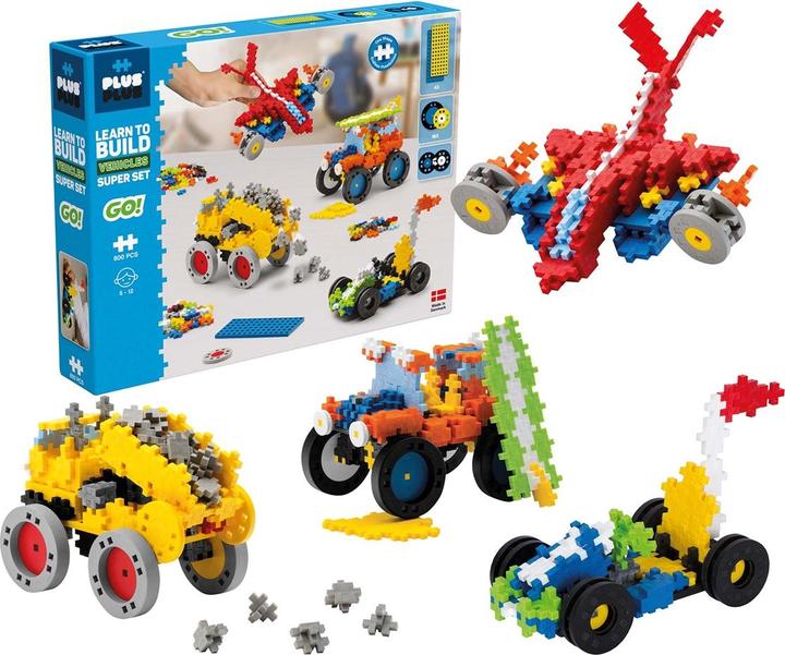 Actual product image Plus-Plus Vehicles set