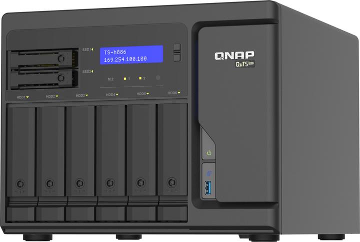 Actual product image QNAP TS-h886-D1622-16G (0 TB)