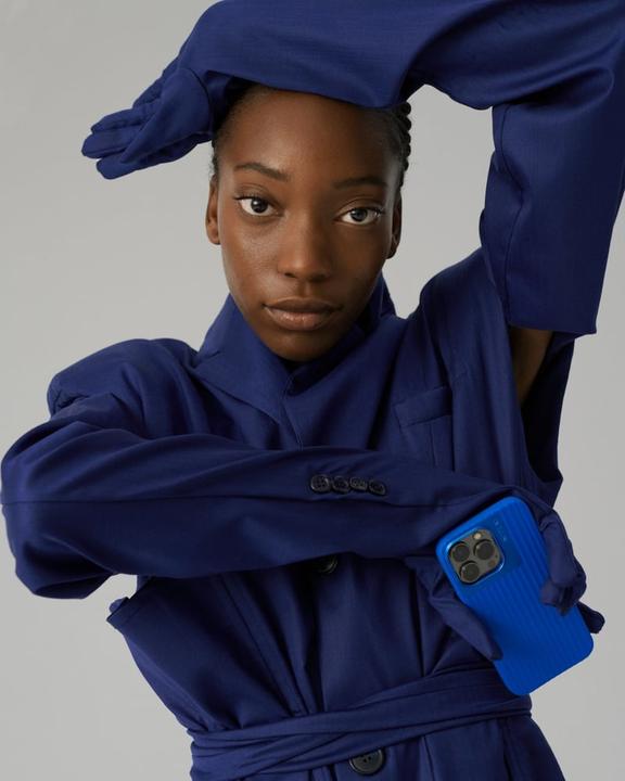 Image du produit Nudient Coque arrière Bold Case iPhone 15 Pro Signature Blue (Apple iPhone 15 Pro)