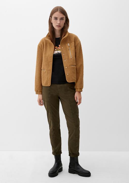 Produktbild s.Oliver Sweatshirt Jacke Jacke aus Teddyplüsch (44)