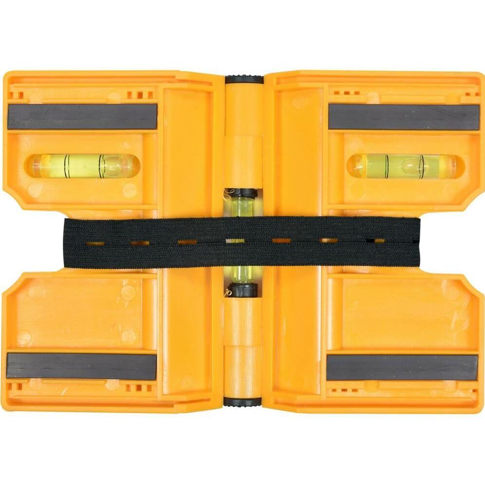 Thumbnail - Vorel, Wasserwaage, Pfostenwasserwaage Fügelwasserwaage Winkelwasserwaage mit Magneten (13.50 cm)