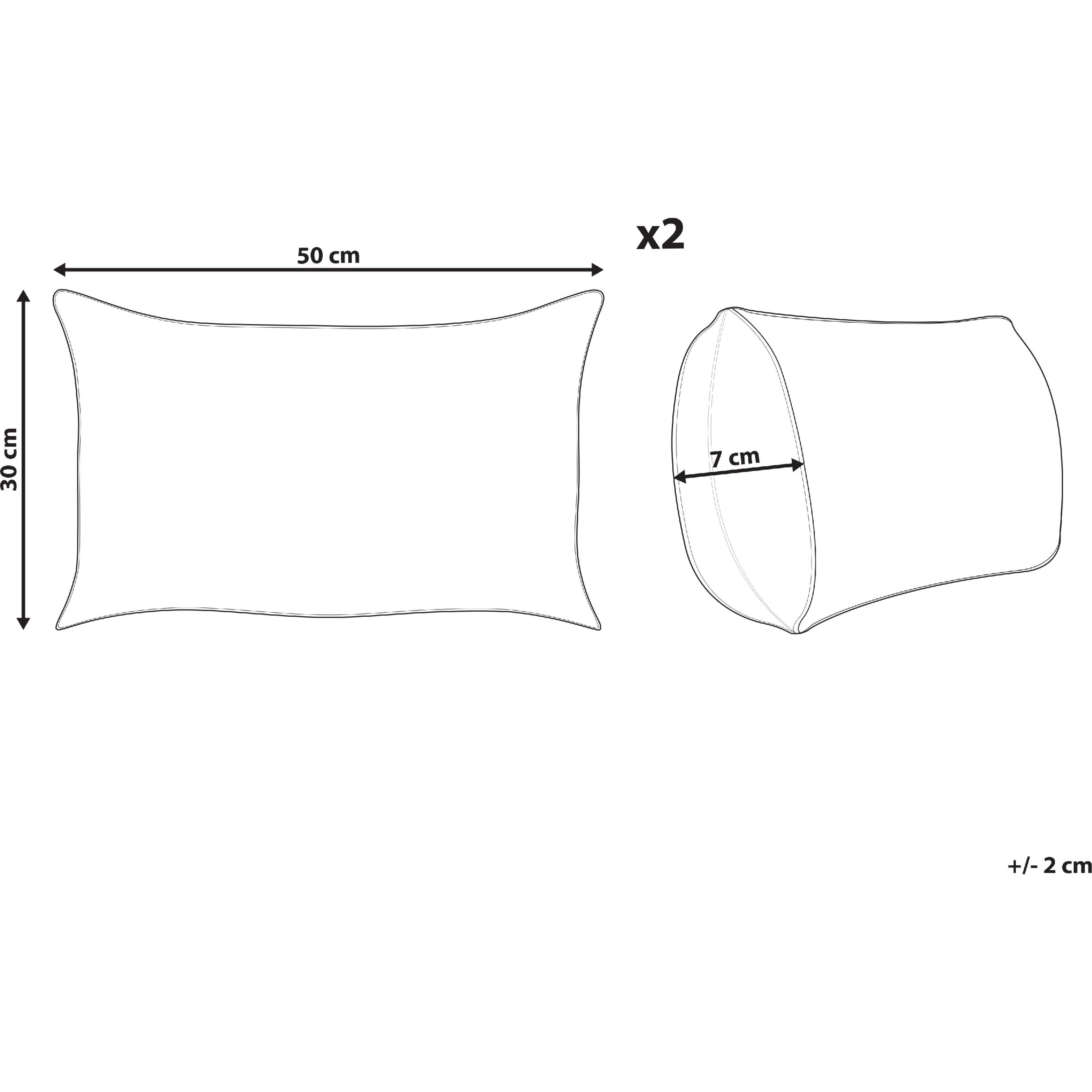 Thumbnail - Beliani, Dekokissen, Gazania (30 x 50 cm)