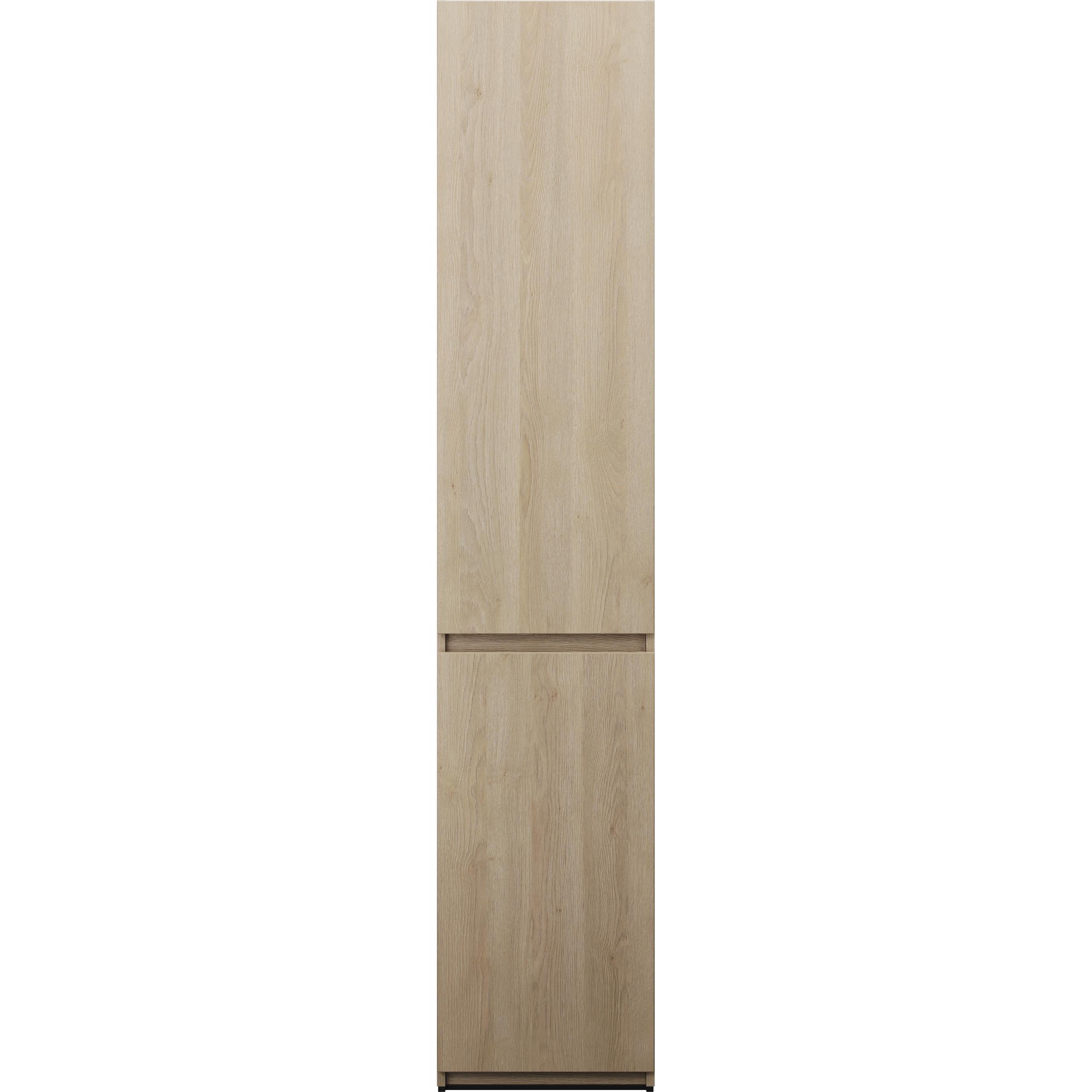 burgbad, Badezimmerschrank, Lin20 Hochschrank Bodenstehend mit 2 Türen, Tiefe 345mm, Türanschlag rechts, 400x345x2000m