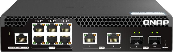 QNAP QSW-M2106R-2S2T (10 ports)