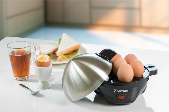 Actual product image Bestron AEC700 Egg boiler 7 eggs, stainless steel