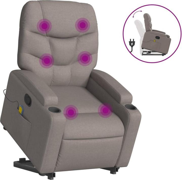 Image du produit vidaXL Massagesessel mit Aufstehhilfe