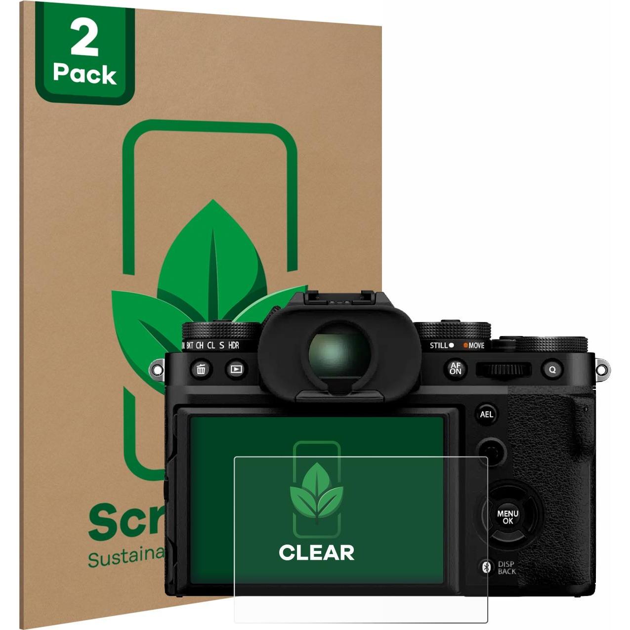ScreenLeaf Schutzfolie nachhaltiger Displayschutz Displayschutzfolie Folie Klar Transparent (Displayschutz, X-T5), Kamer...