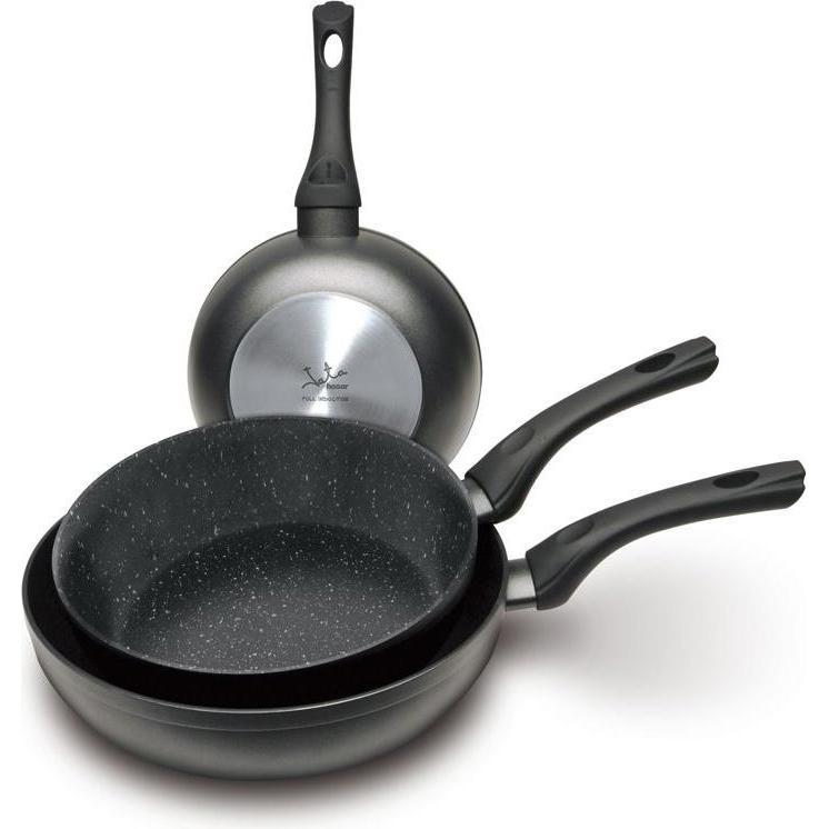 Jata SEW24M 24cm, Pfanne + Kochtopf, Schwarz