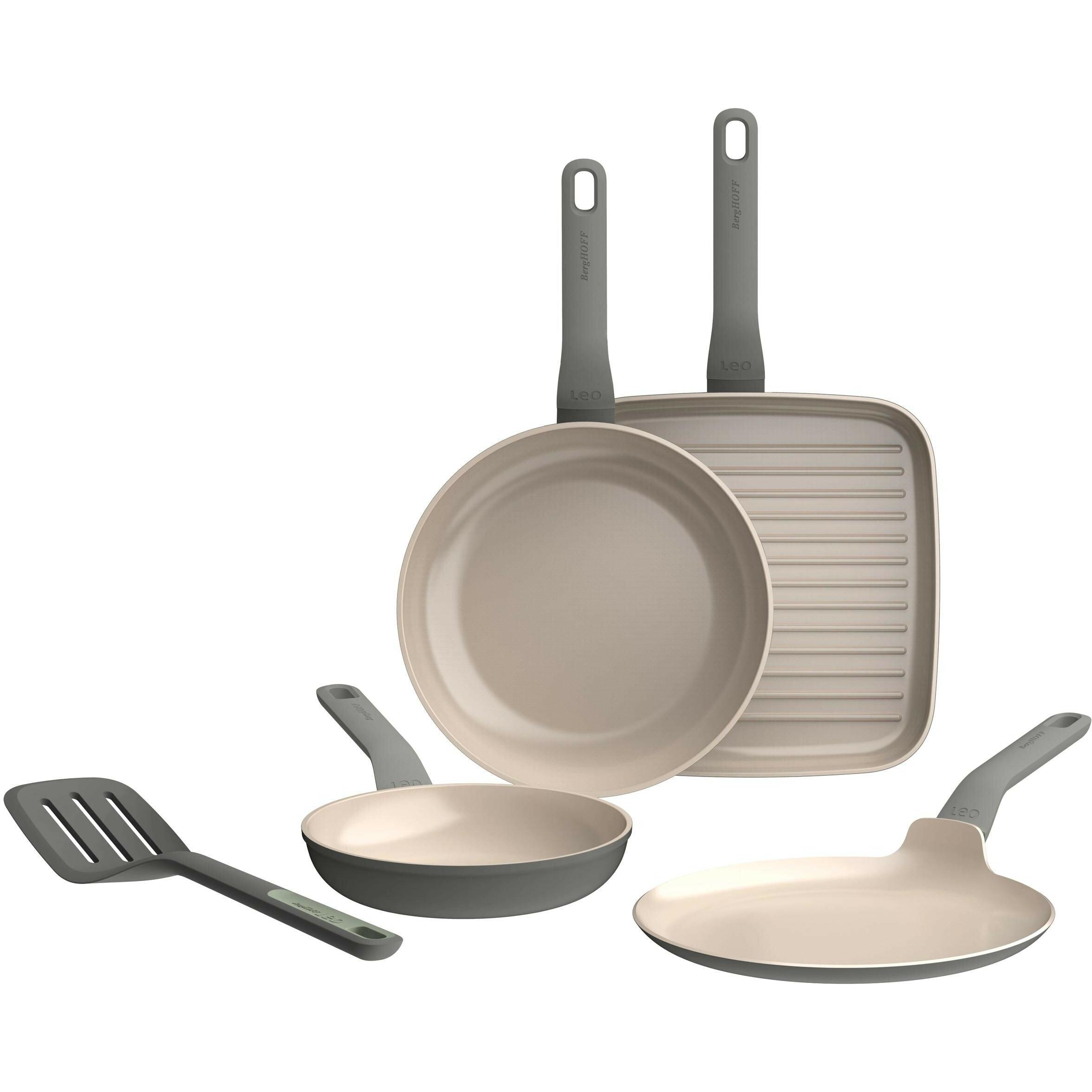 Berghoff Set Di Padelle, Padella + Pentola, Grigio, Verde