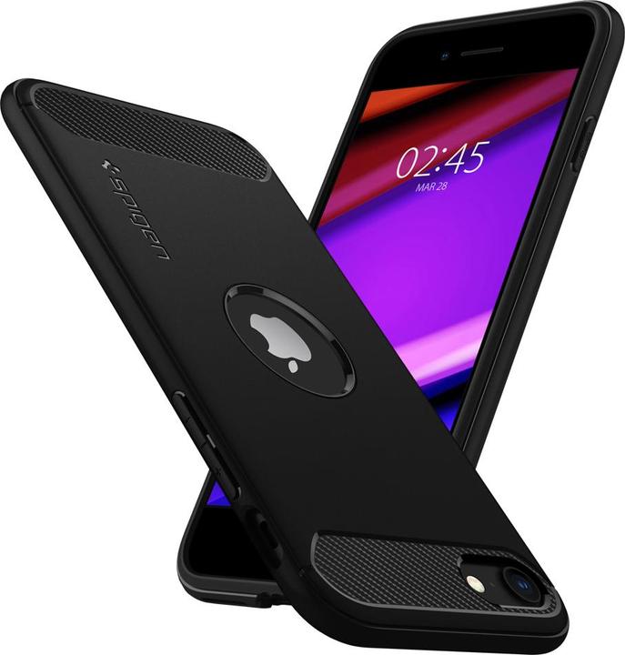 Actual product image Spigen Rugged Armor (Apple iPhone SE (2nd Gen), Apple iPhone SE (3rd Gen))