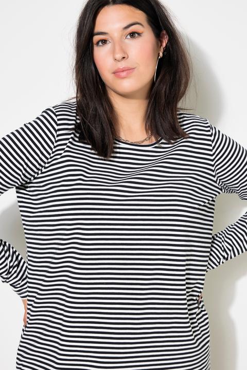 Immagine prodotto Studio Untold Maglia a righe con maniche lunghe e scollo a girocollo (42, 44)