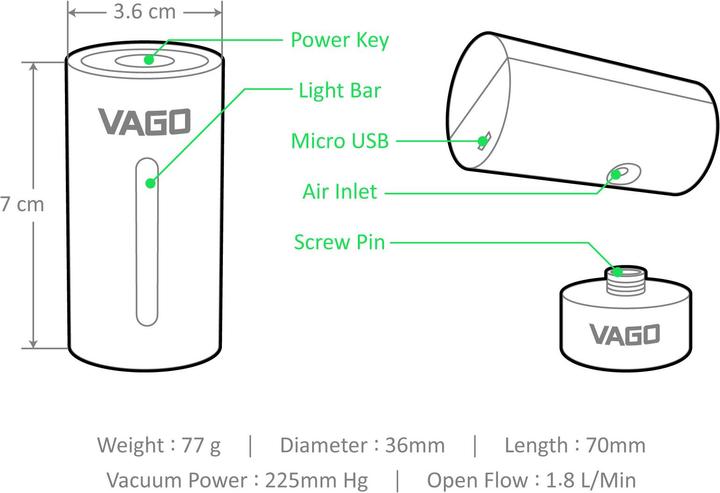 Immagine prodotto Vago Compressore portatile