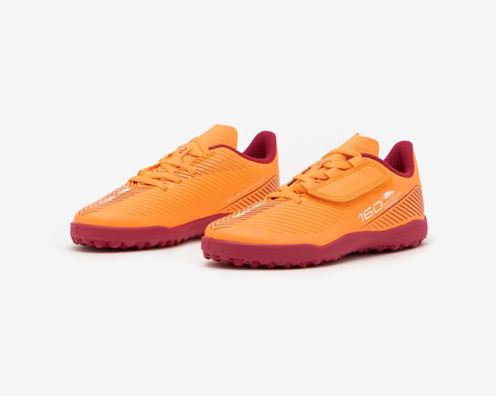 Immagine prodotto Kipsta Scarpe da calcio per bambini con chiusura a velcro - 160 Easy Turf arancione (33)