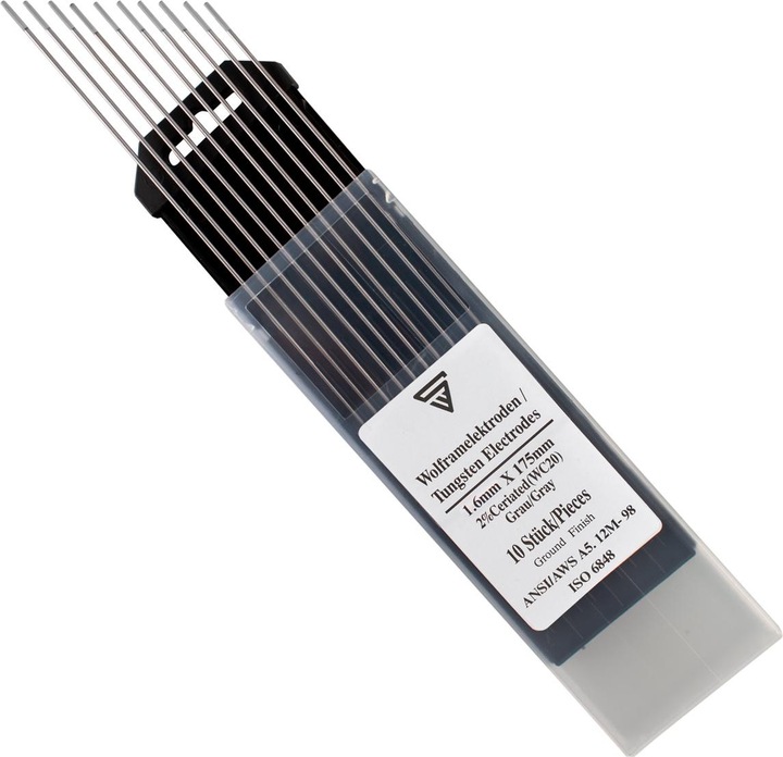 Produktbild Stahlwerk Wolframelektroden / Schweisselektroden WC20 grau 1,6 x 175 mm 10er Set