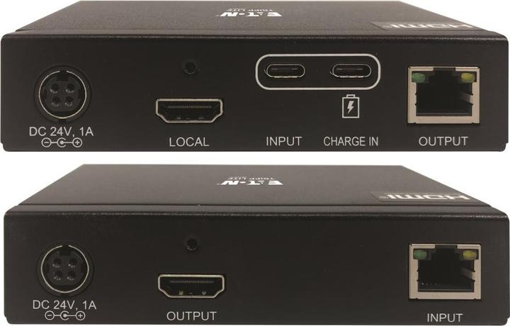 Produktbild Eaton USB-C to HDMI over Cat6 Extender Kit KVM Support 4K 60Hz 4:4:4 USB PoC HDCP 2.2 up t