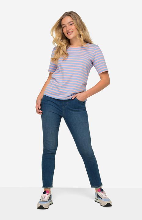 Actual product image Laurasøn 7/8 Slim Fit Four Pocket Pants Fringe Hem (56)