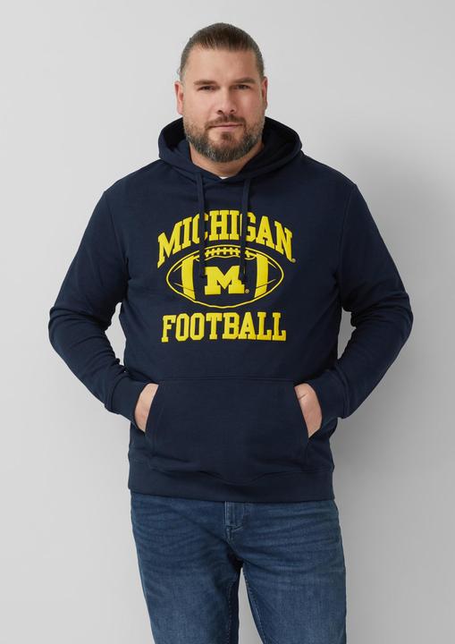 Produktbild s.Oliver Kapuzen-Sweatshirt im Modern Fit mit College-Artwork (XXL)