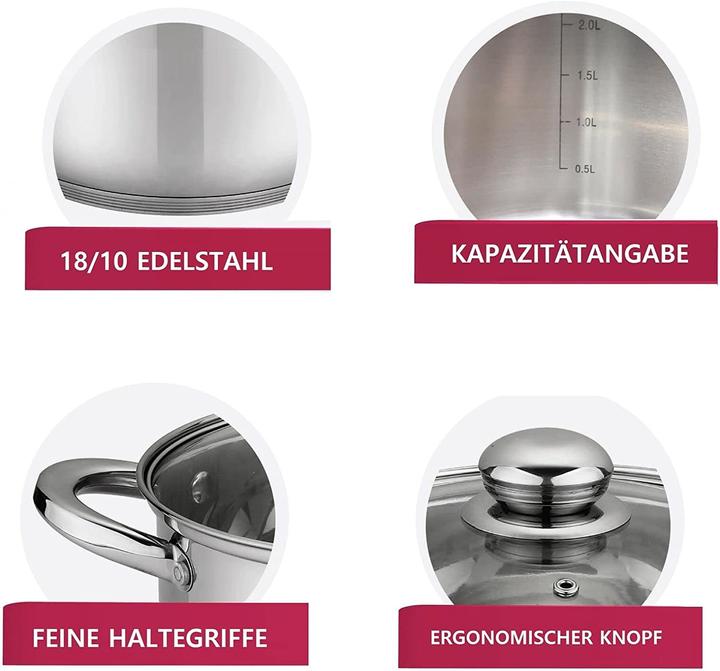 Immagine prodotto Cheffinger Frittiertopf (24 cm, Pentola, Acciaio inossidabile)