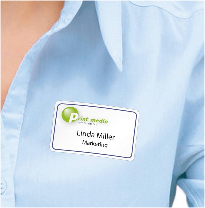 Actual product image Herma A4 removable name labels