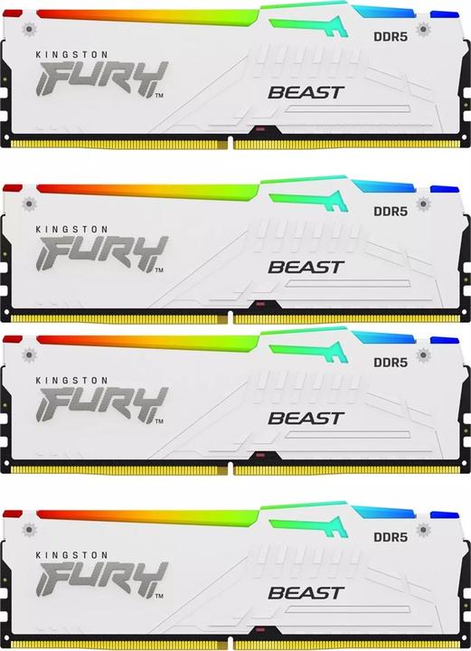 Actual product image Kingston Fury Beast (4 x 32GB, 5600 MHz, DDR5 RAM, DIMM)