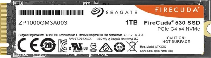 Produktbild Seagate FireCuda 530 (4000 GB, M.2 2280)