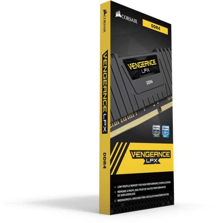 Productafbeelding Corsair Vengeance LPX (1 x 16GB, 2666 MHz, DDR4 RAM, DIMM 288 pin)