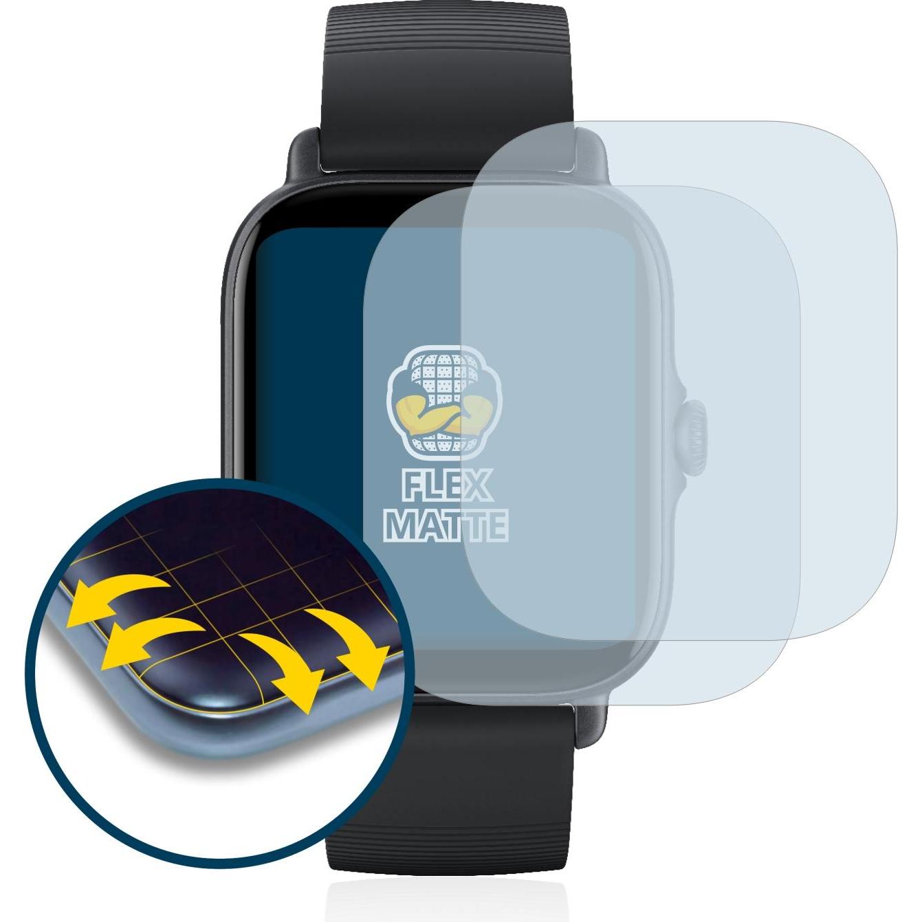 Thumbnail - BROTECT Full-Cover Displayschutz Matt, Smartwatch Schutzfolie, Grau