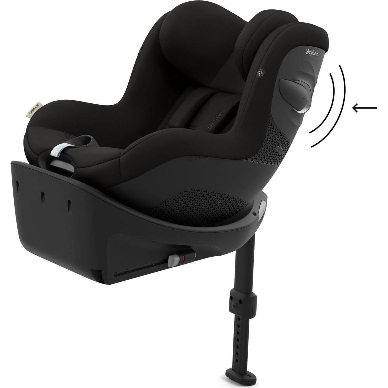 Cybex, Kindersitz, SIRONA Gi I-SIZE Magic Black black (Reboarder, ECE R129/i-Size Norm)
