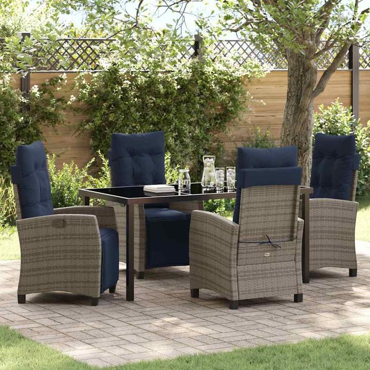 Actual product image vidaXL Garten Essgruppe (160 x 160 x 73 cm)