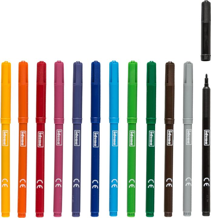 Actual product image Idena Fibre pens 12 pcs. (12x)