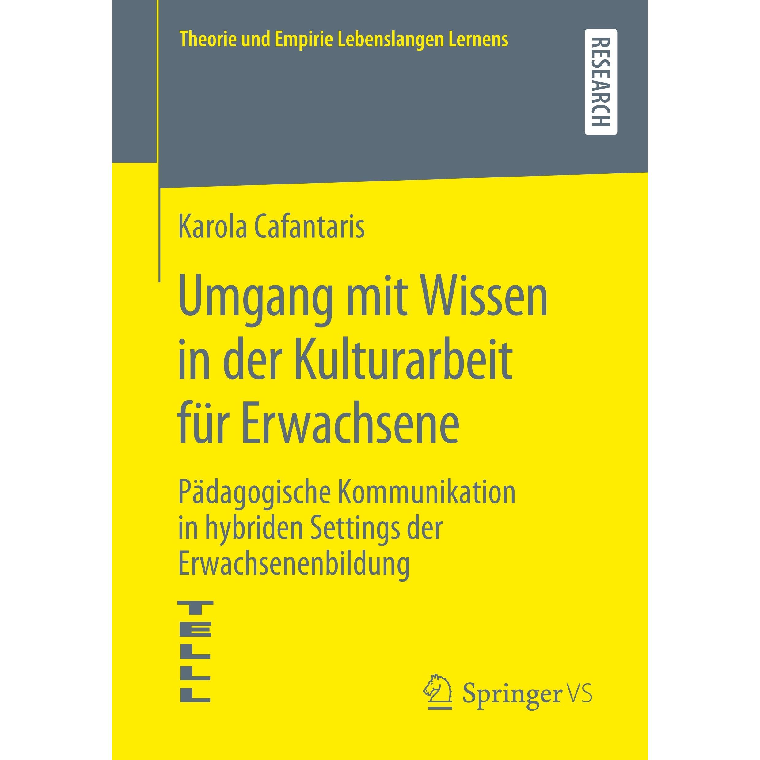 Thumbnail - Umgang mit Wissen in der Kulturarbeit für Erwachsene, Fachbücher von Karola Cafantaris
