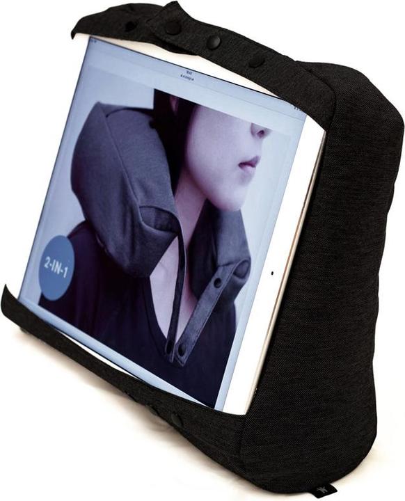 Immagine prodotto Bosign Cuscino da viaggio Kneck 3in1 nero (Cuscino per testa e collo)